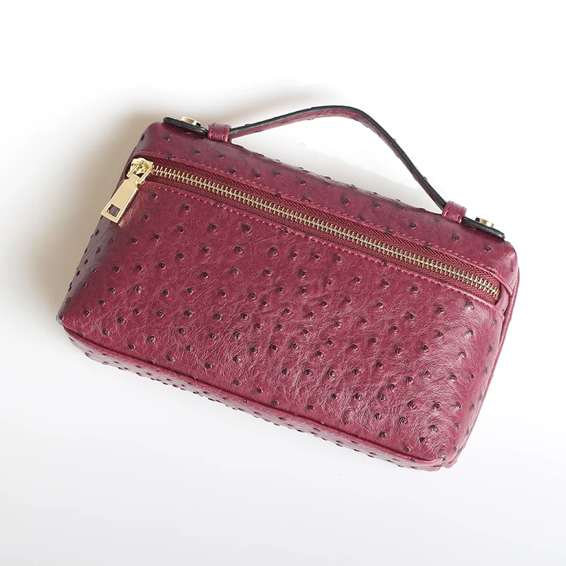 XMESSUN модная дизайнерская сумка из кожи страуса, переносная сумка-клатч, дамская сумочка, сумочка, косметичка, трендовая сумка