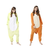 Women's Pajamas Onesie Stitch Sleepwear Pajamas Flannel Mother Kids Family Clothing Set Baby Pijama Winter 2021 Animal