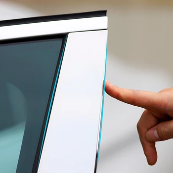 

A Set Black Mirror Effect Car Window Pillar Posts Cover Trim For Chery Tiggo 3X/3/5/7/8 Arrizo GX/5/7