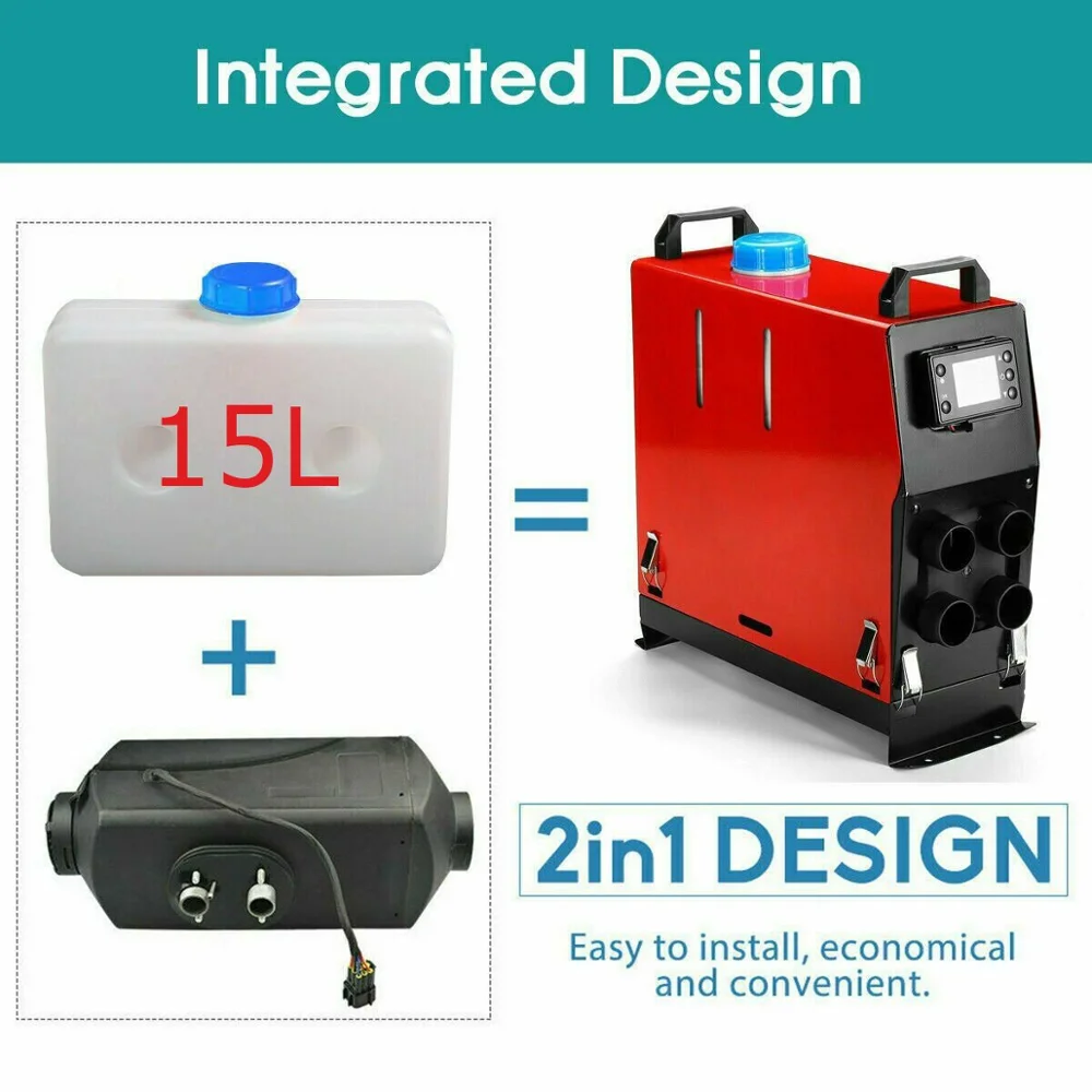 BYGD 12 В 5 кВт все в 1 Дизельный подогреватель воздуха термостат воздуха паркинг подогреватель портативный автомобильный обогреватель для каравана дом на колесах Кемпер Ван