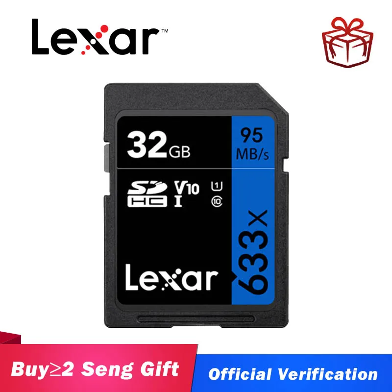 SD карта Lexar 32 ГБ класс 10 128 512 256 ГБ|Карты памяти| |