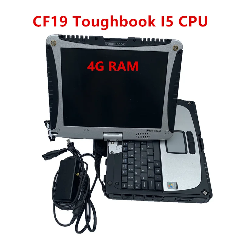 

High quality Military Laptop Toughbook CF 19 CF19 cf-19 CF-19 laptop with i5 ,4G Ram 500G HDD win 7 can work for mb star c4 c5