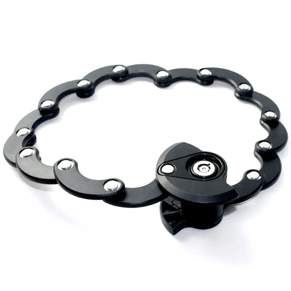 Bicycle Lock Anti-Theft Chain Burger Lock Mountain Bike Bicycle Accessories Electric Car Fixed Folding Lock Accessories