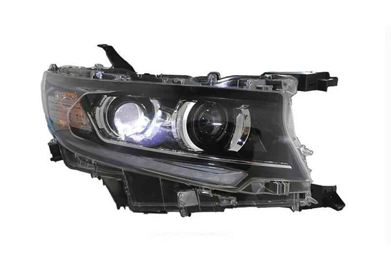 Автомобильные фары для Land Cruiser Prado, фары,,, h7, биксеноновые линзы, динамический сигнал поворота, светодиодный DRL