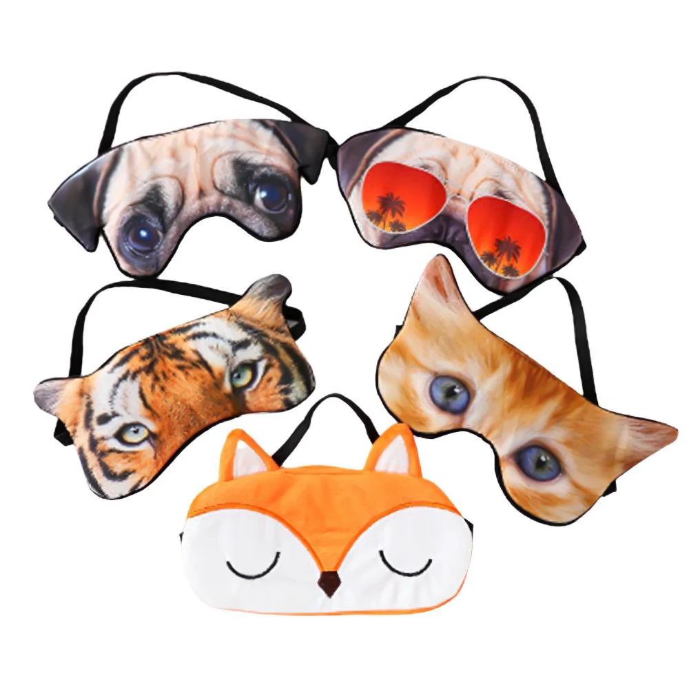 

3D Sleep Mask Natural Sleeping Eye Mask Eyeshade Cover Shade Patch Soft Portable Blindfold Travel Eyepatch Cospaly Accessories