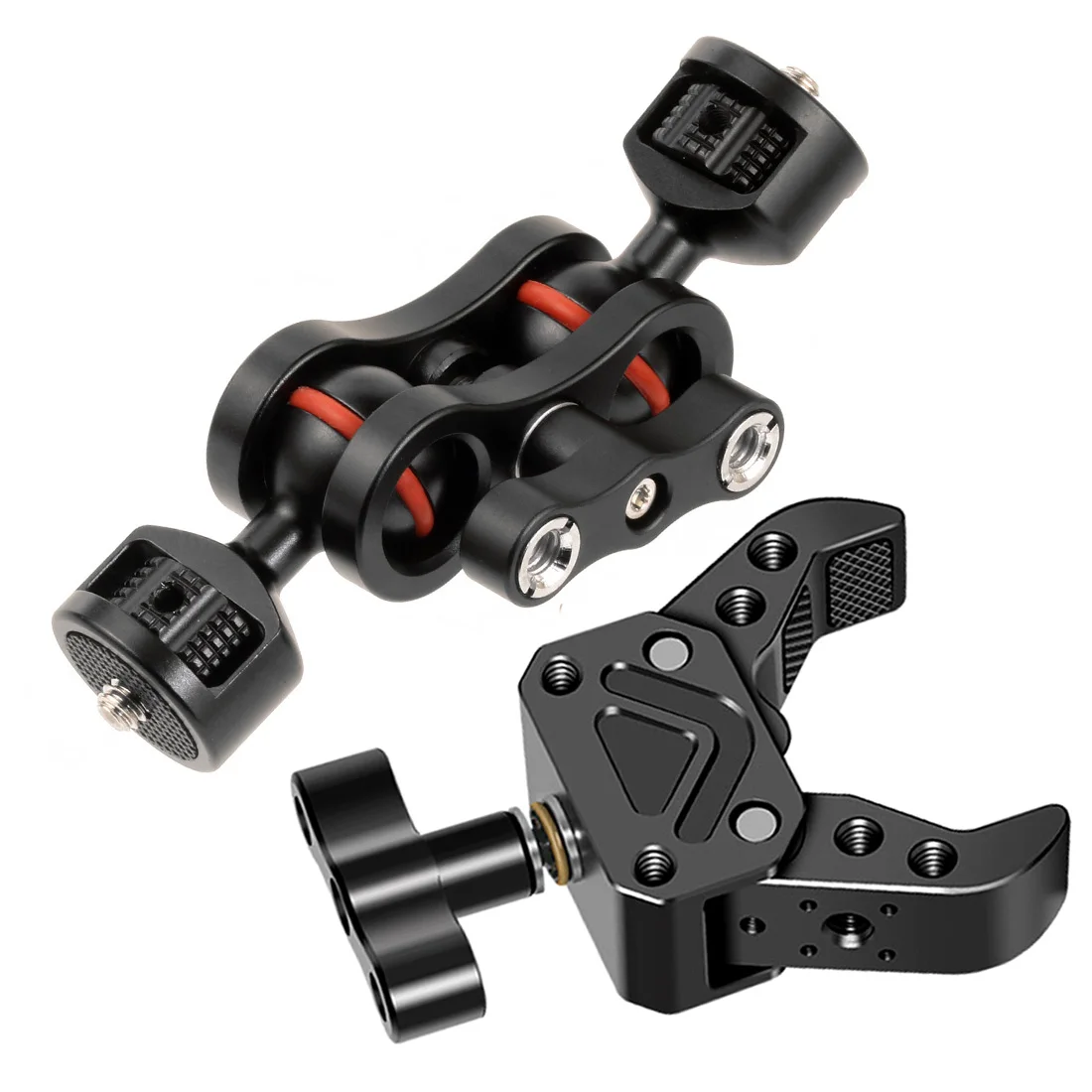 BGNing Aluminium Multifunktionale Universal Leistungsstarke Klaue 15-50mm Katheter Clip Clamp SLR DSLR Monitor Licht Unterstützung Halterung – Detail 22