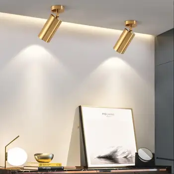 

AC110-240V LED Spot Light for Exhibition Room Shop spot lighting 360 Degree Rotatable Surface Mounted Ceiling Downlight