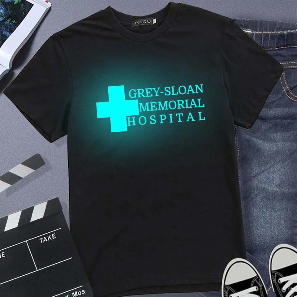 

Glowing T-shirt Women Summer Grey's Anatomy You Are My Person Lady T Shirt Tops Harajuku Streetwear Luminous Women Tees Tshirt