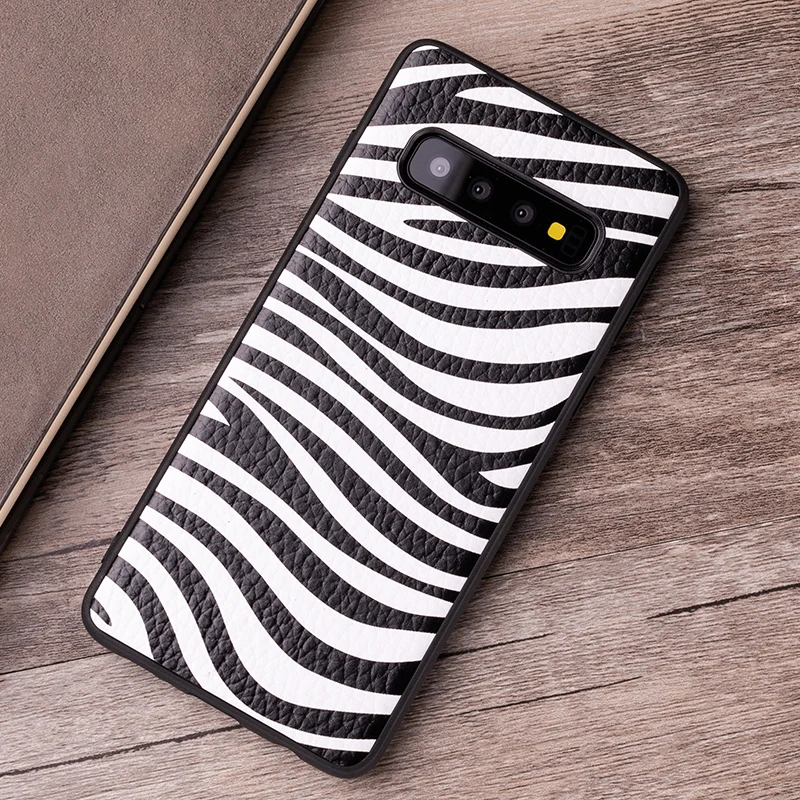 Чехол для телефона для samsung S7 край S8 S9 S10 plus, Note 8, 9, 10, плюс A10 A20 A30 A40 A50 A70 для A5 A7 J7 A8 Зебра Чехол