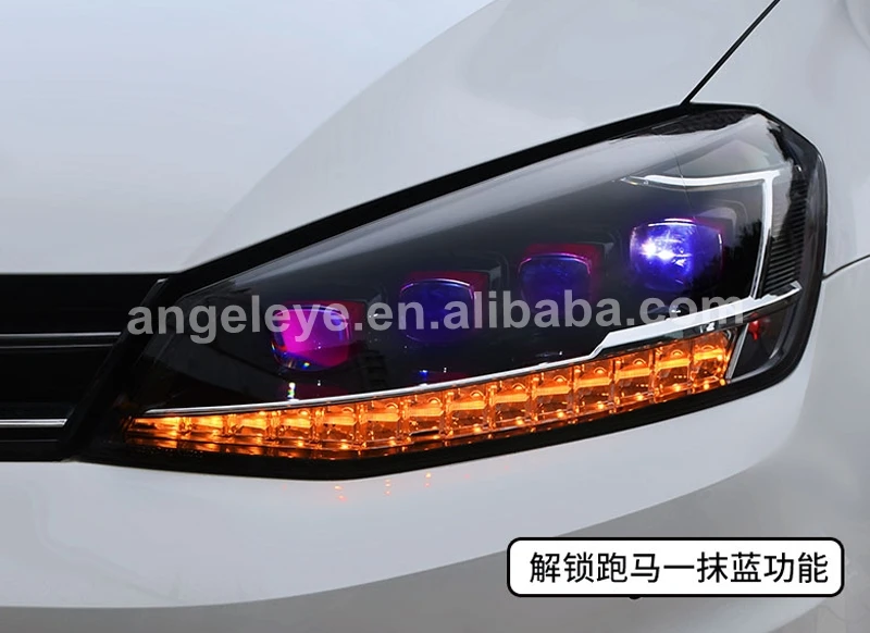 Полный светодиодный ligght для Golf 7 Mk7 фар- LD
