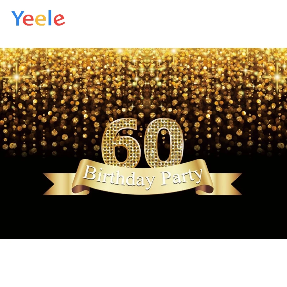 Yeele 50th 18 25 30 40 60 75 день рождения Золотой горошек портрет Золотой фотографии фон фото фон фотостудия