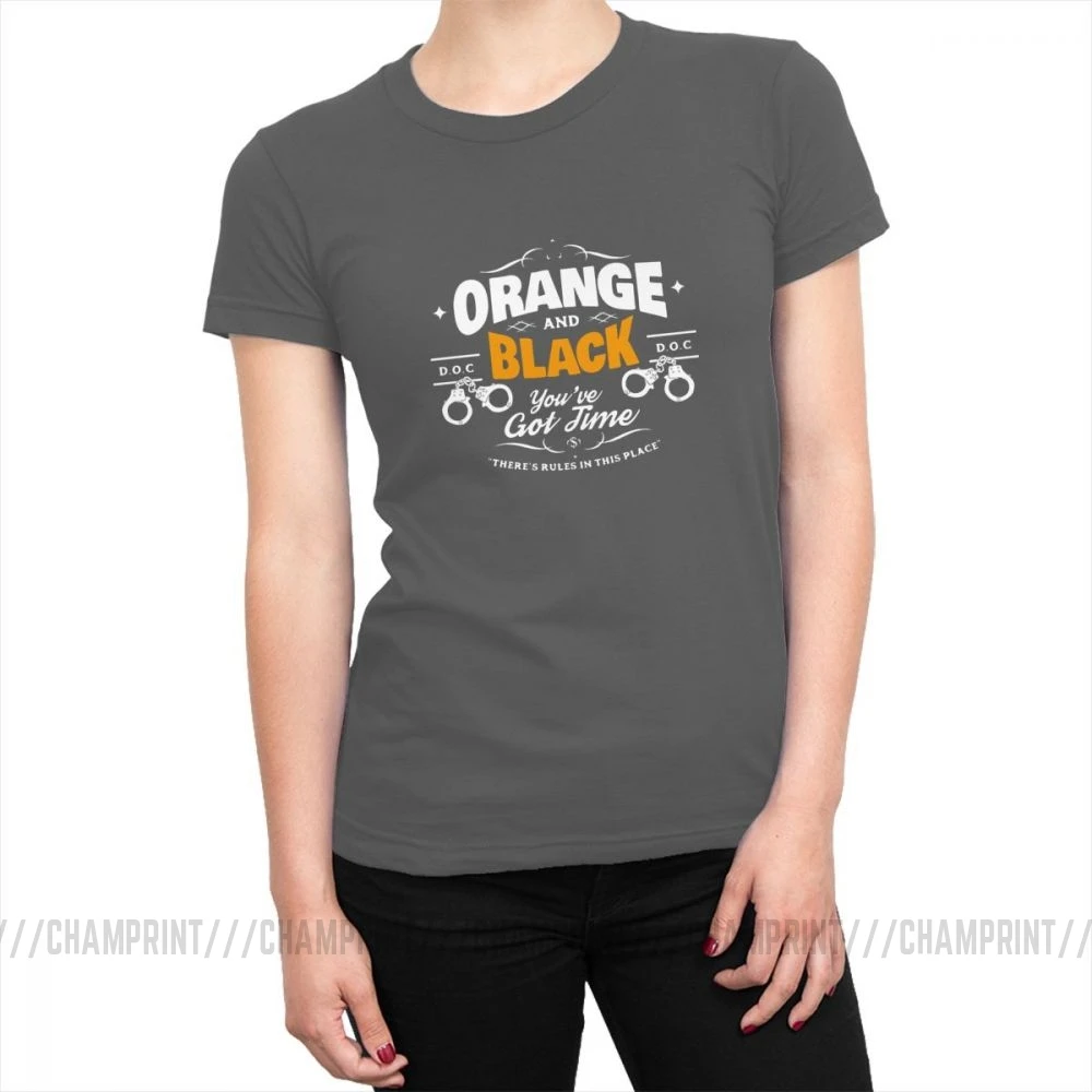 Orange Is The New Black OITNB ТВ шоу футболки для женщин футболка Harajuku топы тройники Новое поступление Женская одежда размера плюс - Цвет: Темно-серый