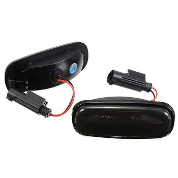 

2pcs Turn Signal Light Set Car Rearview Marking Indicator Repeater LED