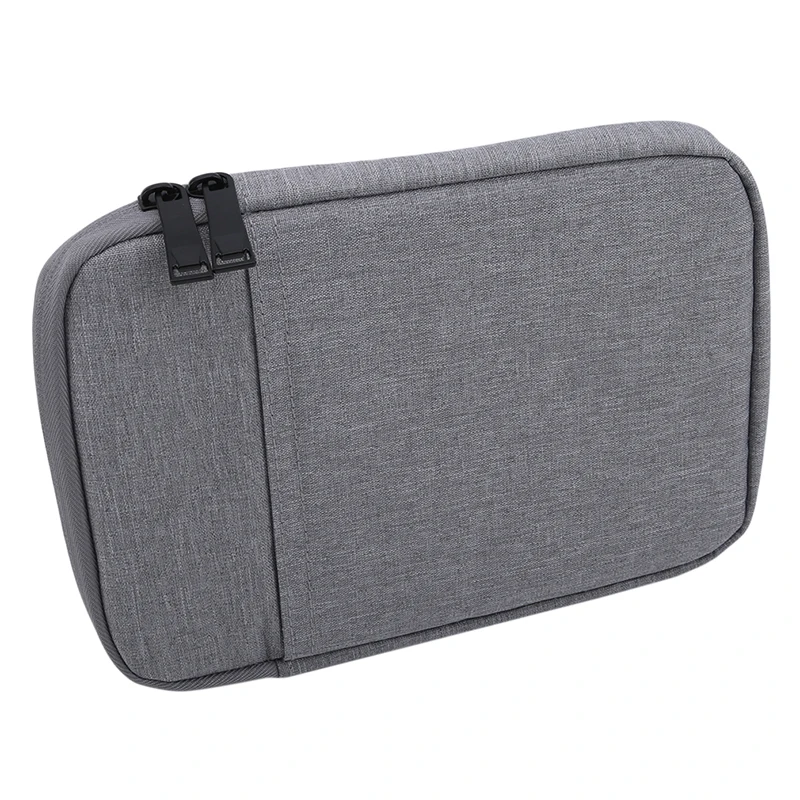 Многофункциональная ручная сумка для хранения файлов формата А4 на молнии для мужчин и женщин, портативный чехол-органайзер для Ipad, ноутбука, телефона, ноутбука - Цвет: gray