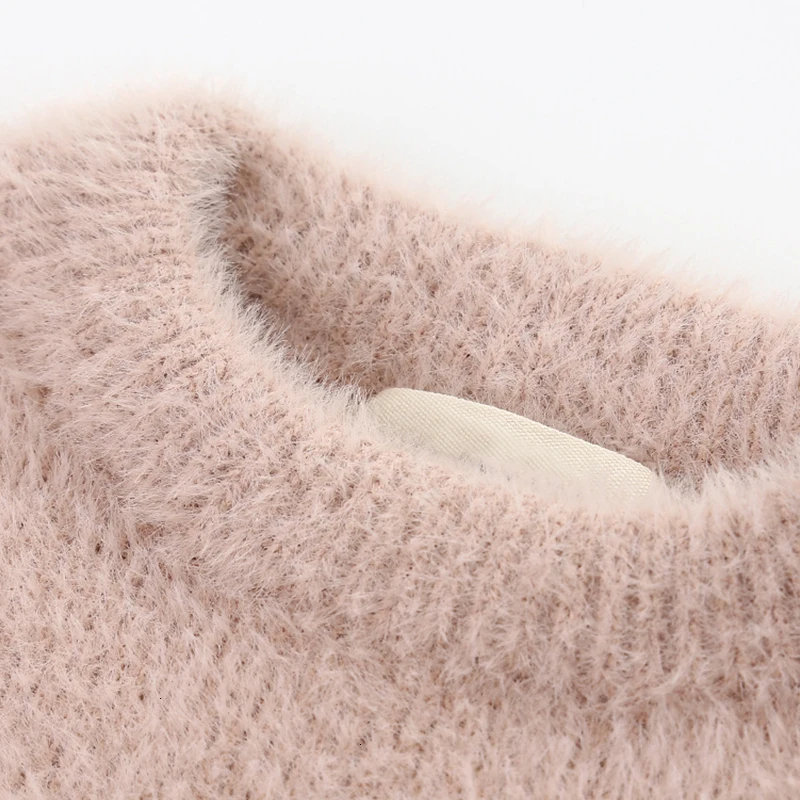 Baby Girl Winter Clothes Imitation Mink Jacket Baby Warm Coat Christmas Sweater Sweaters For Girls 1-4 Years Old Kids Sweater