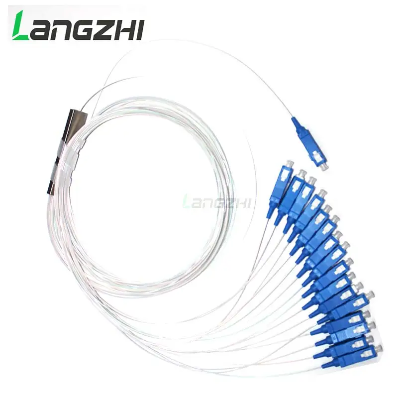 

10 шт. 1x16 0,9 мм разделитель управления мини-режим стальная труба PLC сплиттер SC UPC/APC 1 м FTTH PLC сплиттер (UPC) разделитель управления