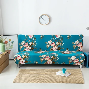 

All-Inclusive Pastoral Sofa Bed Cover Couch Cover Foldable Stretch Slipcover Big Elasticity Funiture Sofa Cover Without Armrest
