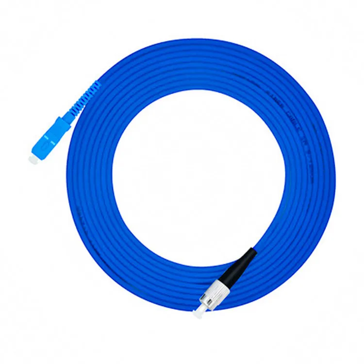 FC UPC SC UPC Patchcord Armored 1m to 15m Simplex Ftth Cable Single Mode PVC Fibra Optica Patch Cable  Ftth FC LC Cable  Jumper