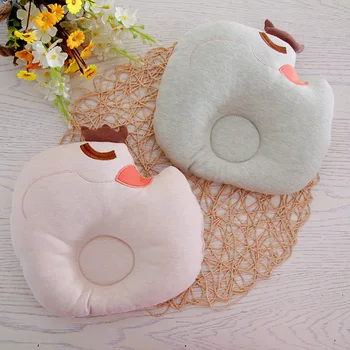 

1pc newborn color cotton shaped pillow cartoon small fish swan shape baby anti-side thickening pillow baby bedding