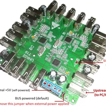 USB2.0 концентратор передачи данных линии концентрации контроллер 1 Drag 19 само/автобус Питание двойной режим FE2.1 модуль