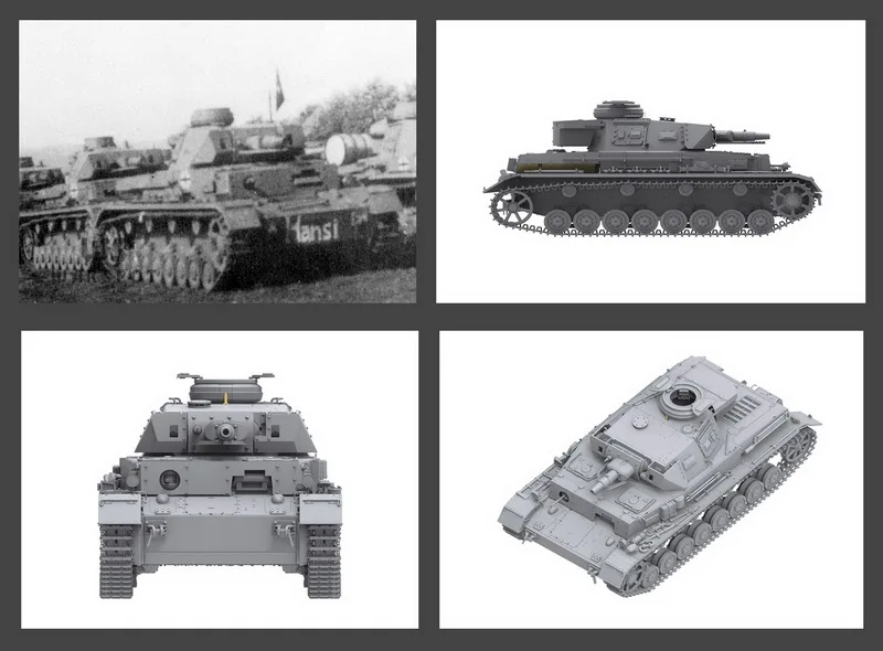 [Комплект пластиковых моделей] бордюр BT-003 Pz. Kpfw. Характеристическая вязкость полимера Ausf. F 3in1