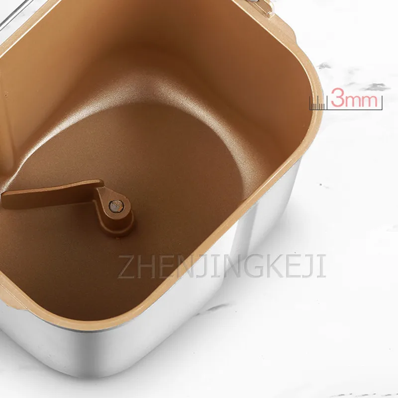 220V Home Small Bread Machine Fully Automatic Power Off Memory Features Keep Warm Knead Dough Fermentation Sandwich Machine