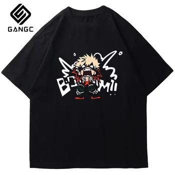 

My Hero Academia T Shirts Man Short Sleeve Clothing Boku No Hero Academia Vintage Funny Cartoon T-shirt For Man/woman