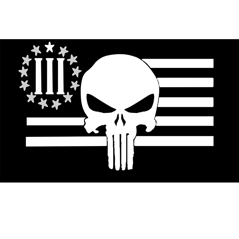 yehoy 90x150cm three percent punisher skull flag flags banners accessories aliexpress yehoy 90x150cm three percent punisher skull flag