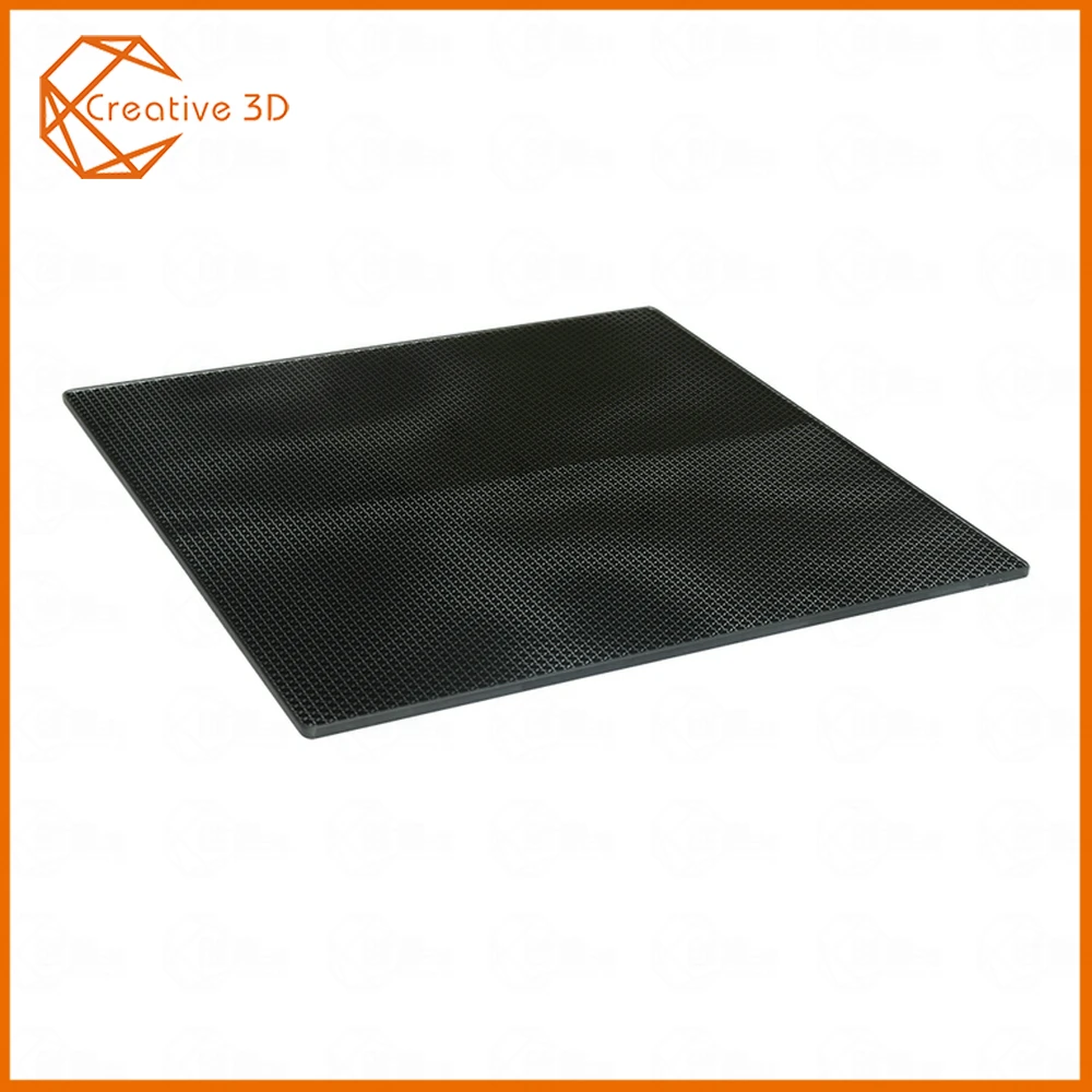 Креативный 3d принтер черный карбоновый силиконовый, прозрачный корпус горячей платформы 310*310 мм горячей плиты