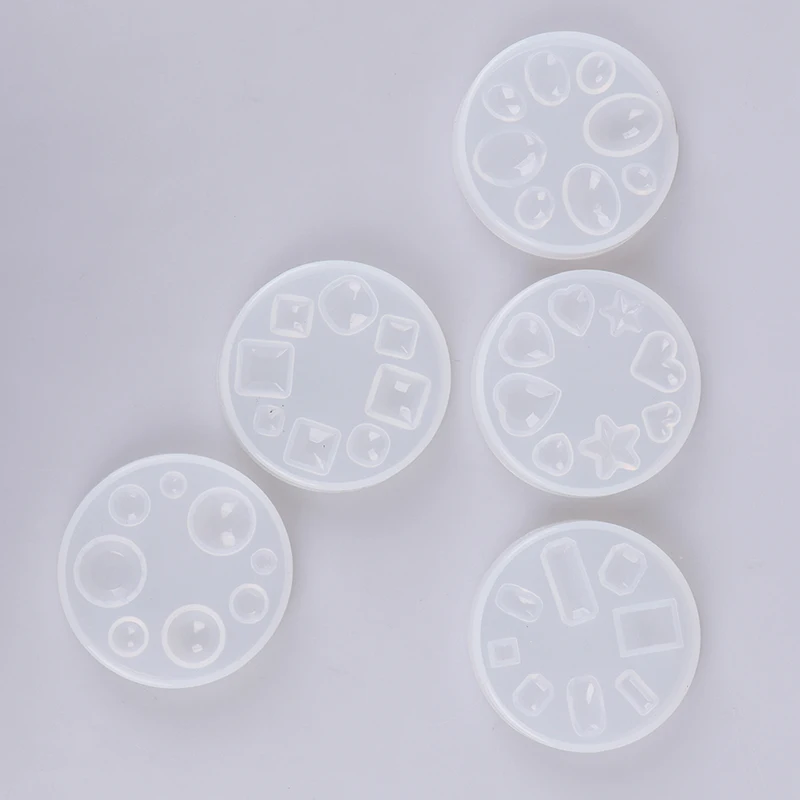 1PC Pendant Craft DIY Transparent UV Resin Liquid Silicone Combination Molds for DIY Making Accessories