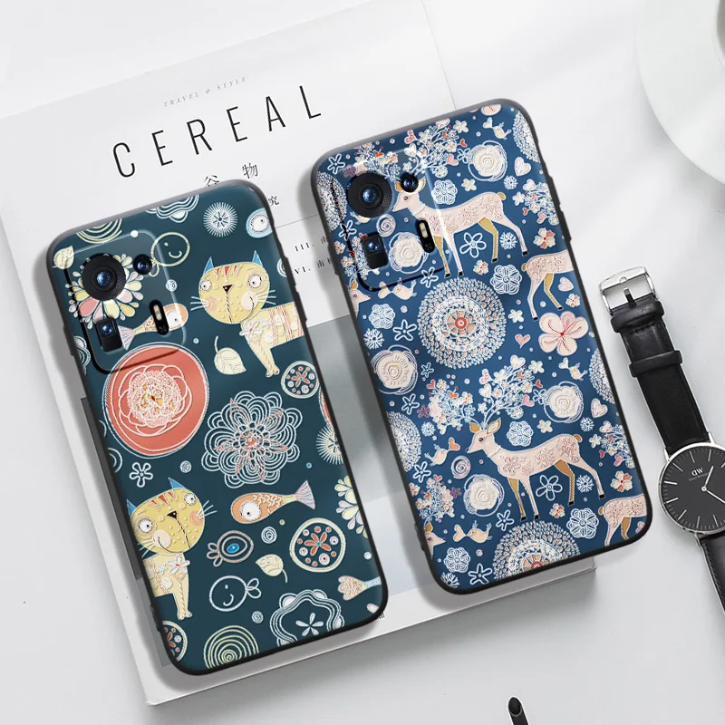 3D рельефный мягкий чехол с милыми животными для Xiaomi Mi Mix 2 2S 3 4 Max Матовый роскошный