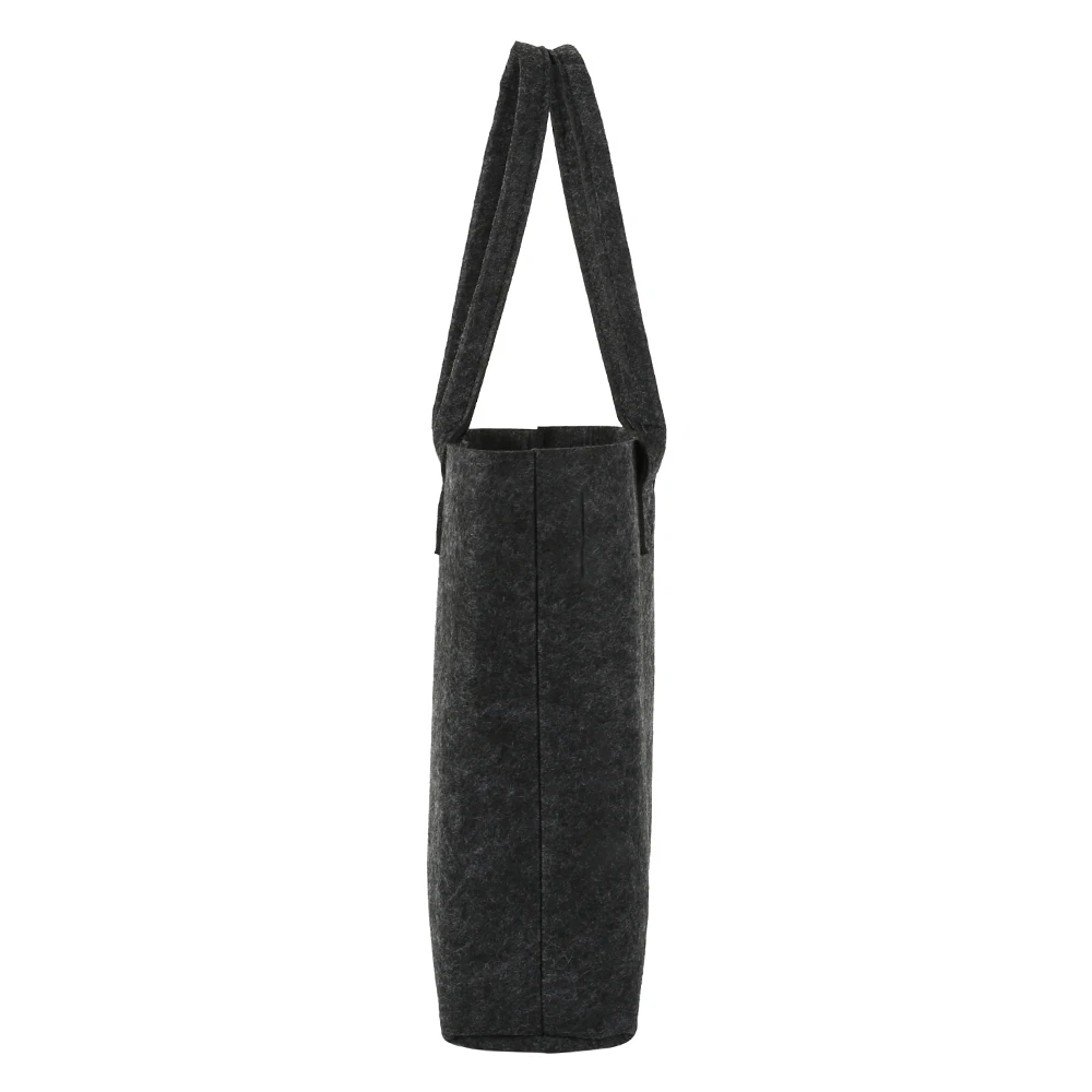 Фетровая сумка для покупок, Новая модная женская сумка, сумка на плечо для хранения, ручная сумка, черный, серый цвет, Экологичная Женская сумочка, сумка, сумка