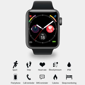 

Bluetooth CK78 Smart Watch Men Series 5 Heart Rate Monitor IP68 Waterproof Alarm Reminder Smartwatch PK B57 W34