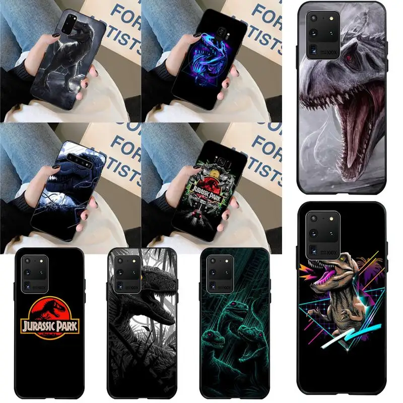 

HPCHCJHM Jurassic Park Dinosaur Jurassk World DIY Luxury Phone Case for Samsung S20 plus Ultra S6 S7 edge S8 S9 plus S10 5G