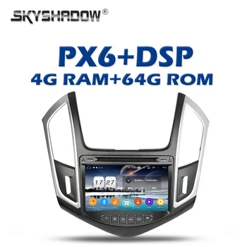 

PX6 DSP Android 9.0 4GB + 64GB Car DVD Player Wifi IPS Bluetooth 5.0 RDS Auto RADIO GPS map For Chevrolet CRUZE 2013 2014 2015