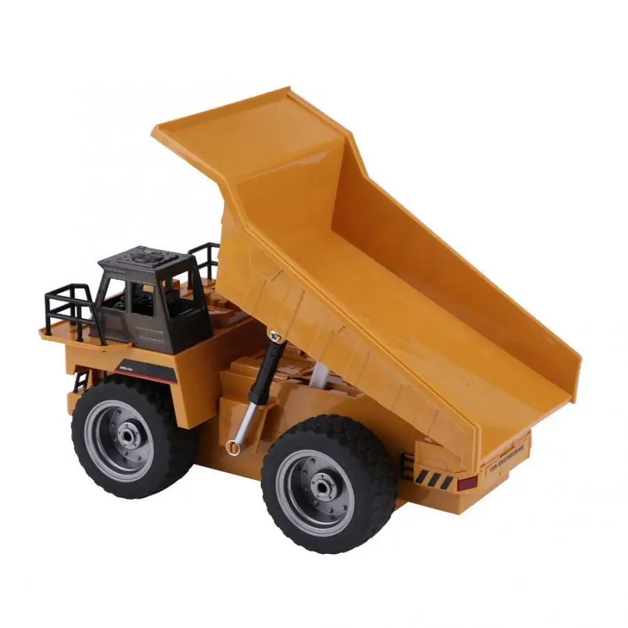 HUINA 1/18 2,4G 6CH RC самосвал с дистанционным управлением строительный инженерный Автомобиль светильник игрушка для мальчиков подарок