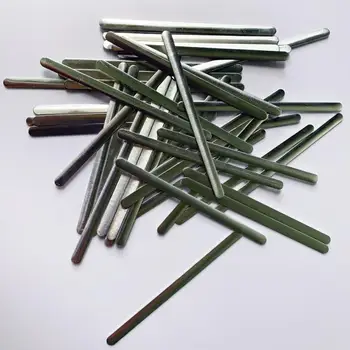 

100/200PCS DIY Nose Wire Nose Clip Bridge Metal Flat Aluminum Bar Strip Trimming Crafts Making Accessories Crafts Dropshipping