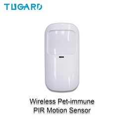 Indoor 433mhz Wireless PIR Motion Detector Pet-immune Infrared Motion Sensor Alarm for Home Alarm System Host APP Remote Control