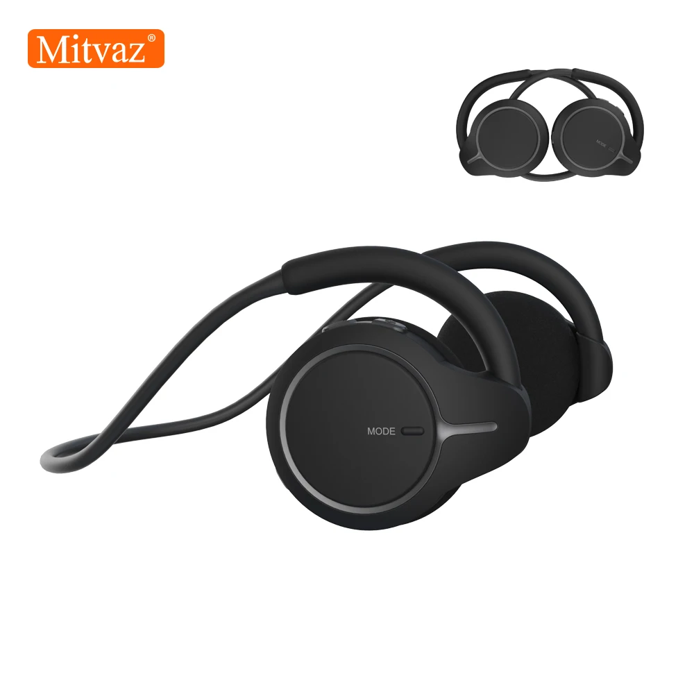 Новинка Mitvaz S21(обновленная версия A6) Bluetooth 5,0 спортивные наушники для бега портативные беспроводные наушники - Цвет: Grey