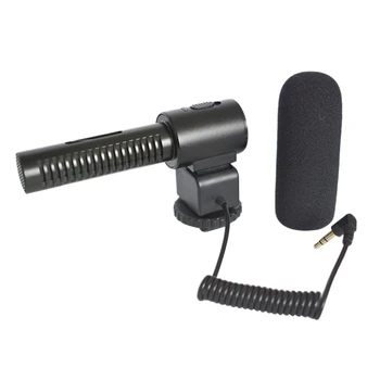 

M1 Microphone Condenser Microphone 1000Mah Battery Rechargeable for Camera Phone Recording Live Broadcast