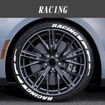

Universal Auto Motorcycle Tyre Stickers Personalized Car Wheel Tyre Stickers 3D Car Styling Wheel Label DIY