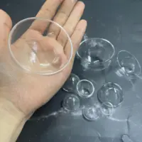 100X 8/12/15/16/18/20/22/25/30/35/40/50/60/70mm Hemisphere glass dome diy clear half round glass globe bubble glass vial pendant 1