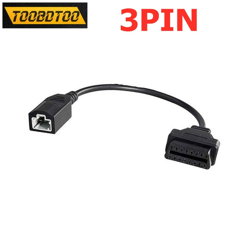 Conector OBD1 a OBD2 de 3 pines para Honda, Cable de extensión, interfaz de diagnóstico para Honda, adaptador de conector de 3 pines|Conectores y cables diagnóstico de coche| - AliExpress