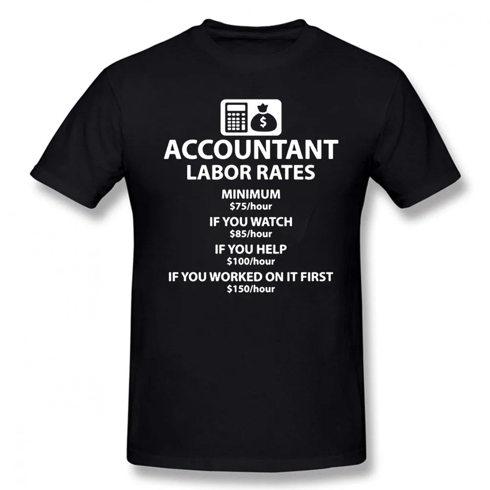 

Accountant Pay Rates Cotton Short Sleeve Vintaged Funny T Shirt Graphic Harajuku Hip Hop T-shirt Tops Tees