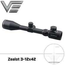 Векторная оптика Zealot 3-12x42 прицел 25,4 мм 1 дюймов тактический прицел Ranger Finder сетка охотничий прицел для стрельбы. 308 win