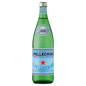 

S.Pellegrino Natural Sparkling Mineral Water Glass 750ml (Pack of 12 x 750ml)