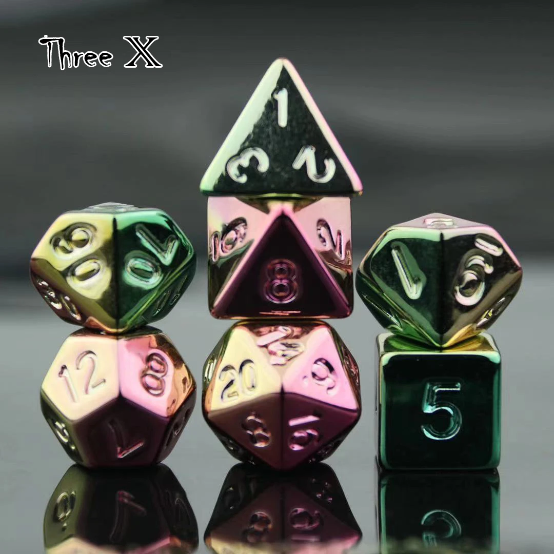 Polyhedral Dnd Rpg Trpg Dice Set D4 6 8 10 10 12 Board Game Educational Accessories Board Games Aliexpress