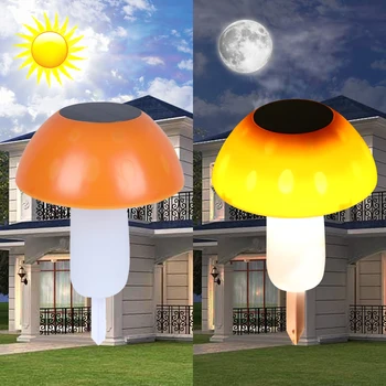 

3/2/1Pcs Mushroom Solar LED Garden Lights Waterproof Night Path Lawn Landscape Lamps Outdoor Route Lighting Decor D30
