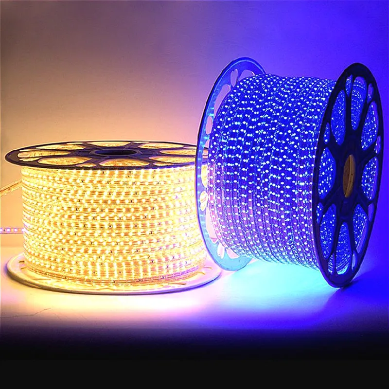 cheap 220V 2835 LED Strip with EU plug Waterproof 120leds m LED Diode Ribbon Tape Lamp Stripe Led Light For Home Decoration lighting