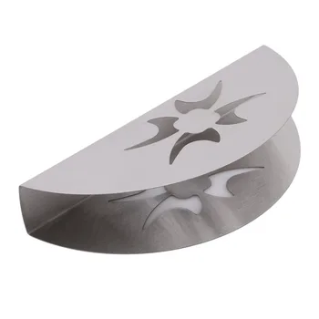 

Creative Fan-shaped Sector Flat Stainless Steel Tissue Holder Case Boxes Table Decoration Napkin Holder Organizer Container
